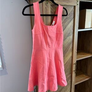 Mystic Coral Pink Sleeveless Dress